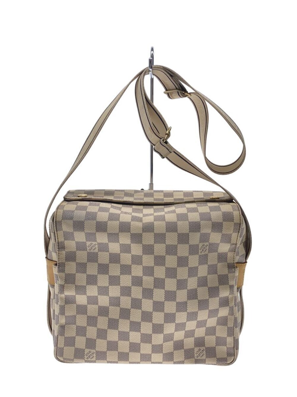 LOUIS VUITTON Naviglio Damier Azur White All over